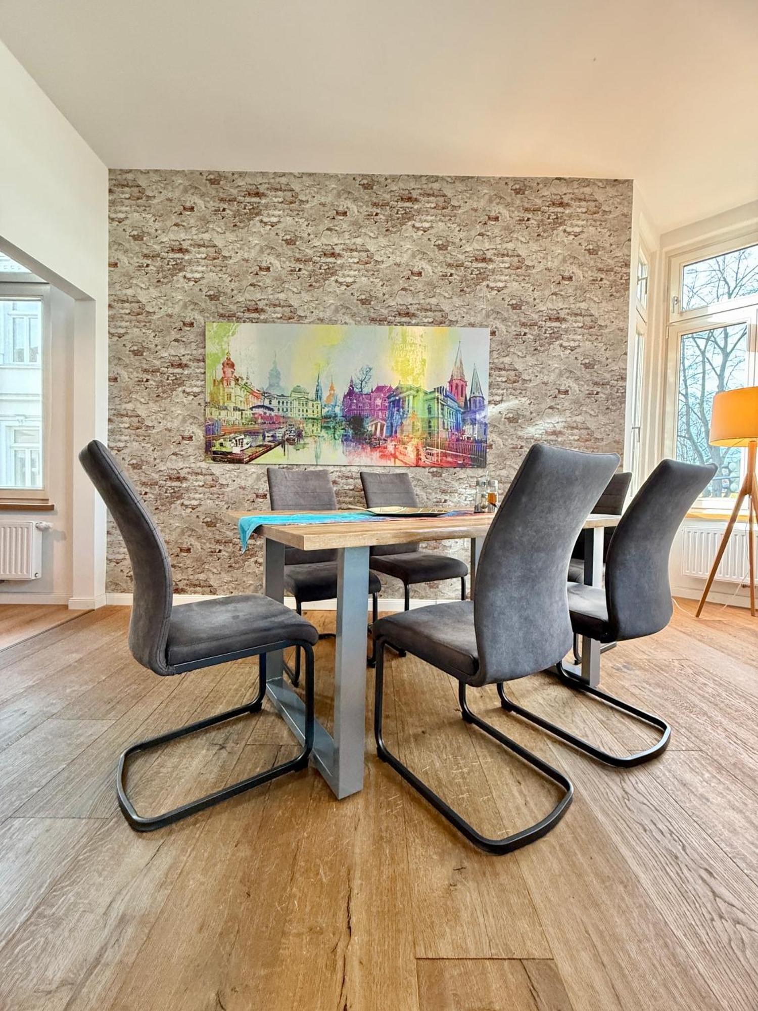 Modernes City-Apartment Mit Blick In Den Park Und 2 Baeder H9 Oldenburg Buitenkant foto