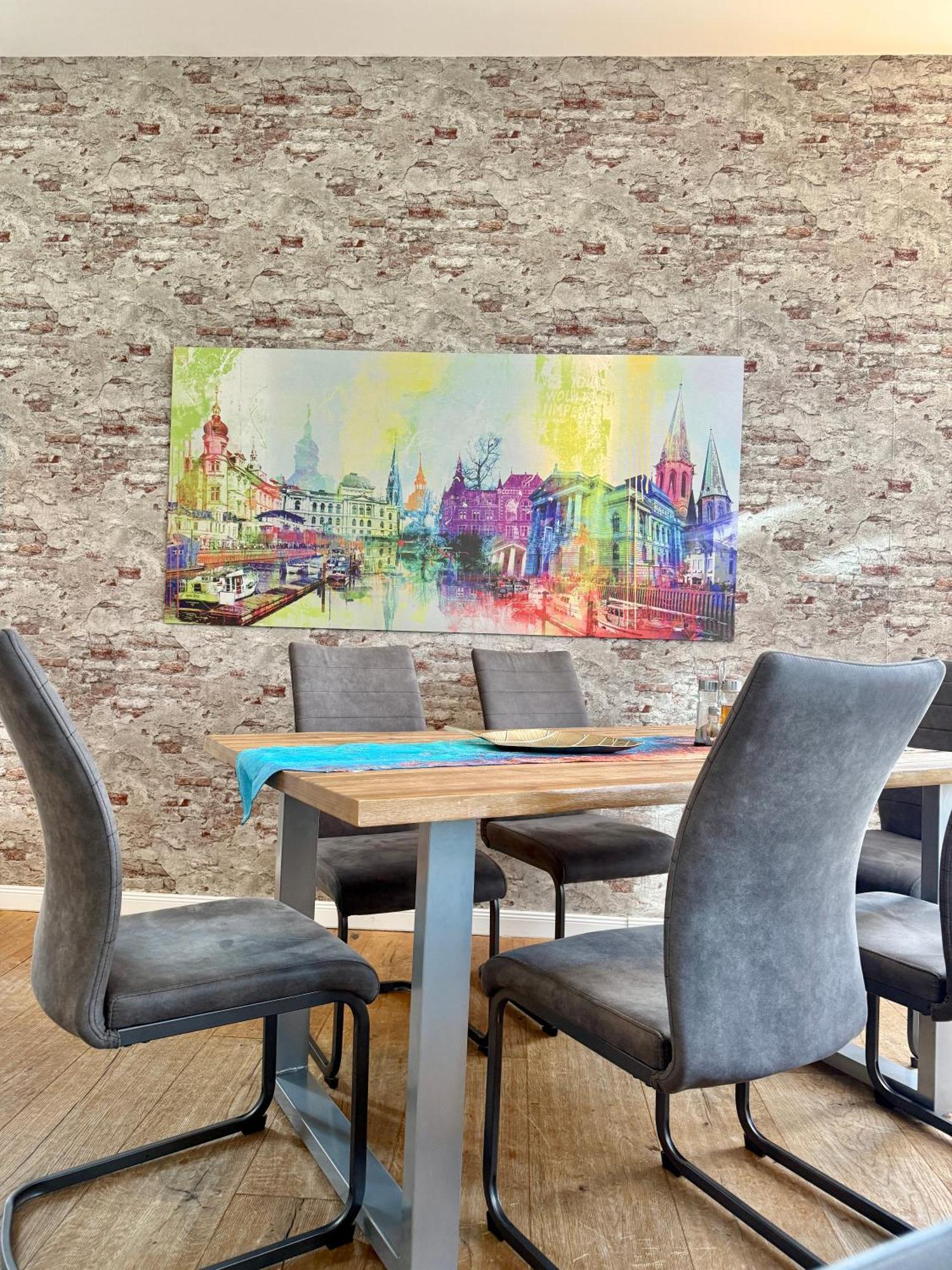 Modernes City-Apartment Mit Blick In Den Park Und 2 Baeder H9 Oldenburg Buitenkant foto